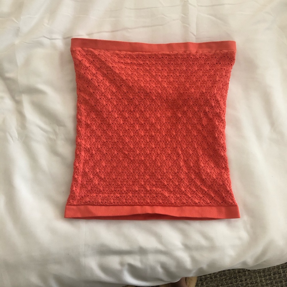 Free People Coral Tube Top